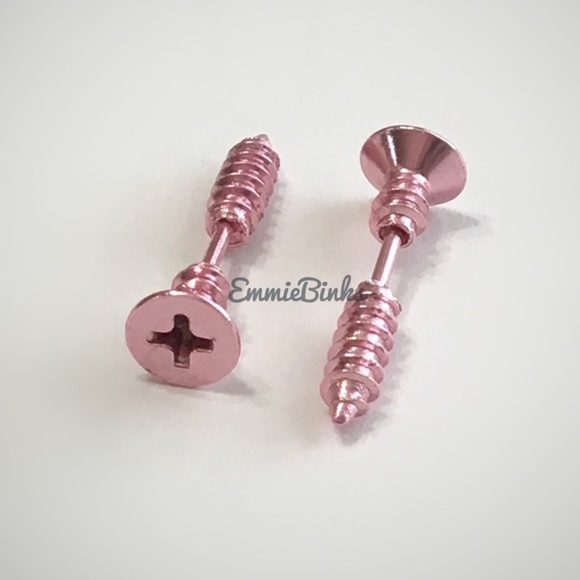 New 2 PAIR New Colors Stainless Steel | Easy To Wear | Trendy Design | Punk - Picture 6 of 16